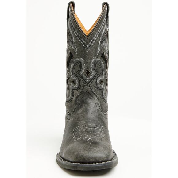 NEW Cody James Ace Nixon Western Boots Black Square‎ Toe Leather Cowboy Rugged main image 14